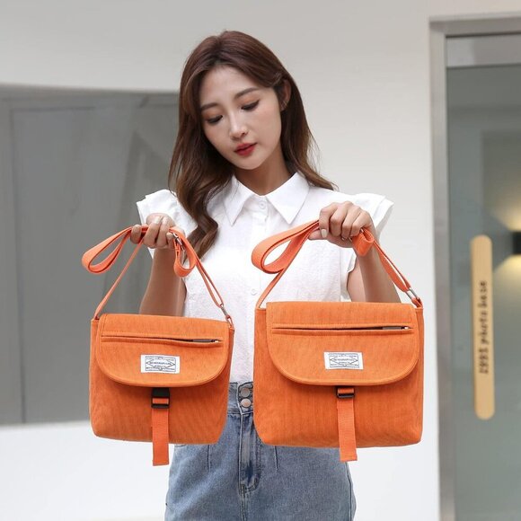 Women Small Satchel Bag Handbag Stylish Tote Handbag for Women Corduroy Hobo Bag - Picture 6 of 7